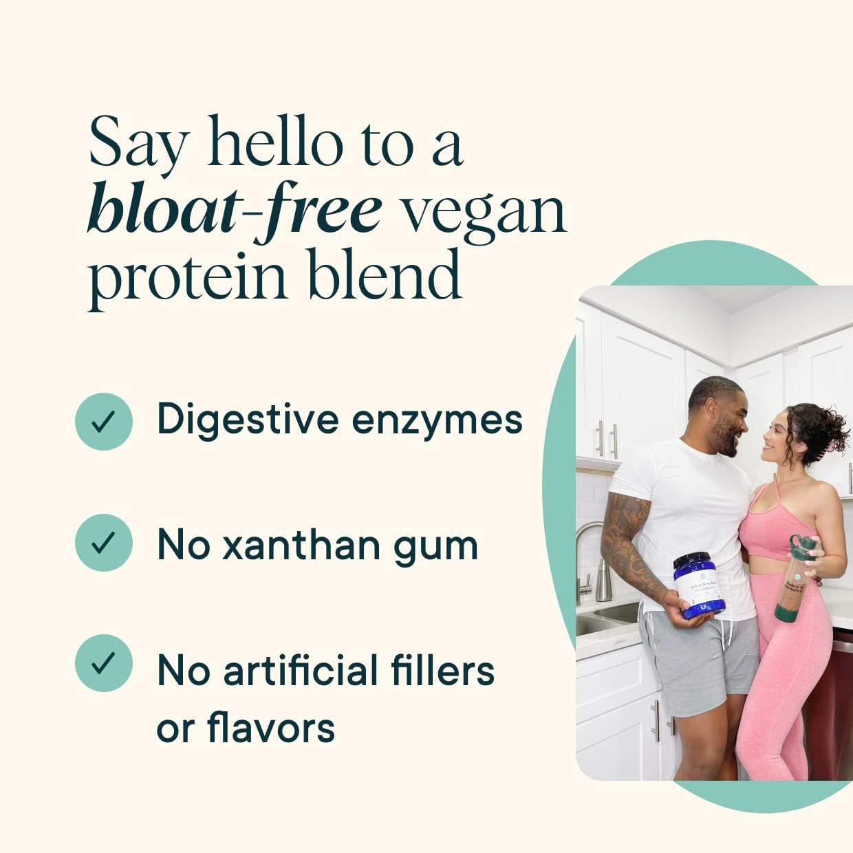 Ora Organic Greens Powder & Protein Power Bundle: 20+ Superfood Greens Blend - Citrus Flavor, 30 Servings + 21g Plant Based Protein Powder, Vanilla Flavor, 20 Servings - Image 5
