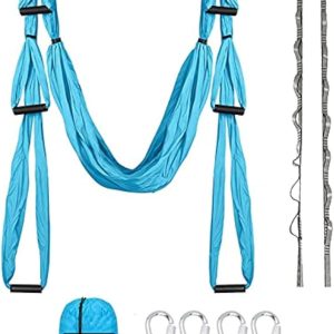 Aerial Yoga Swing Set Yoga Hammock Trapeze Sling Inversion Tool for Indoor Home Fitness