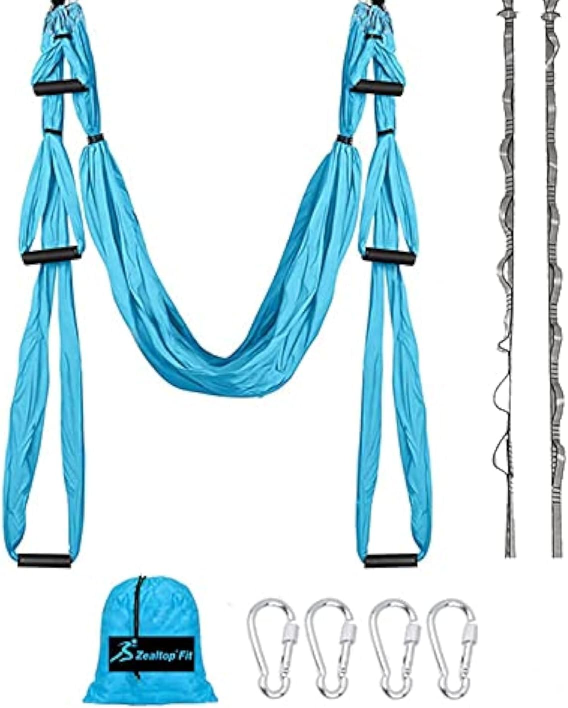 Aerial Yoga Swing Set Yoga Hammock Trapeze Sling Inversion Tool for Indoor Home Fitness