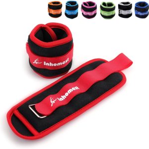 Ankle Weights, 0.5/1/1.5/2/3/4/5 LB 1 Pair Wrist Arm Leg Weights for Women Men Kids for Strength Training, Jogging, Gym Workout, Aerobics, Physical Therapy