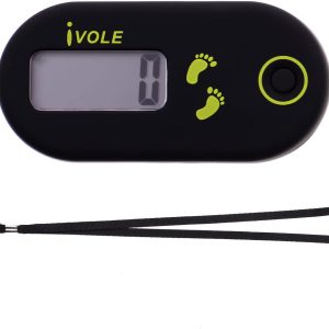 BESPORTBLE Sports Step Counter 3D Digital Pedometer Accurate Step Counter Portable Pedometer Mini Pedometer Fitness Tool With Clip and Lanyard for Walking Running