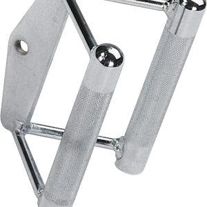 Body-Solid Tools Seated Row Chinning Bar – Diamond Knurl Textured Grip for Home Gym System – Ideal for Middle Back & Lower LAT Muscles Training, Fitness Exercise Equipment