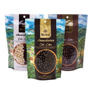 Cafe Britt® Chocolates – Gourmet Chocolate-covered Arabica Coffee Beans (Dark, Milk and White Chocolate) (3 Pack) (6 oz), Gluten Free, No Artificial Ingredients, No Trans Fat, Costa Rican Product