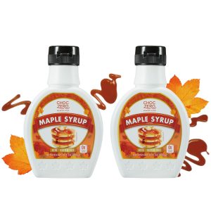 ChocZero Maple Syrup – Sugar Free, Low Carb, Sugar Alcohol Free, Gluten Free, No Preservatives, Non-GMO Dessert and Breakfast Topping Syrup – 2 10.5 Ounce Bottles