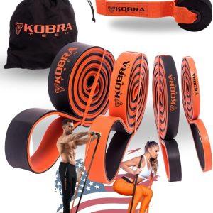 Durable Resistance and Pull Up Bands | Comprehensive Workout Bands Set with Included Door Anchor | Ideal for Muscle Training, Physiotherapy, and Body Shaping | Men’s and Women’s Ultimate Fitness Tool