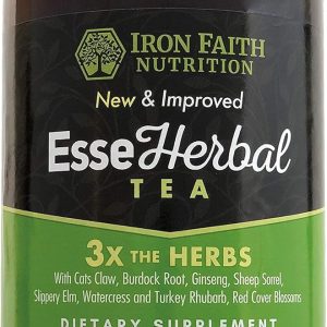 EsseHerbal Tea 8 herb Formula w/Organic Minerals/Non-GMO/Vegan/Organic/Detox & Cleanse Support Immune System (32 oz)