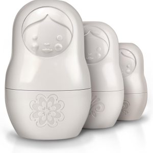 Fred & Friends M-CUPS Matryoshka Measuring Cups, Set of 6, White