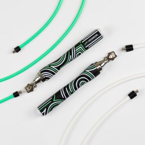 Get Lean Set – Weighted Jump Rope- 1/4 LB and 1/2 LB Ropes – Slim Handles