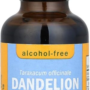 Herb Pharm Certified Organic Dandelion Liquid Extract for Cleansing and Detoxification, Alcohol-Free Glycerite, 1 Fl Oz