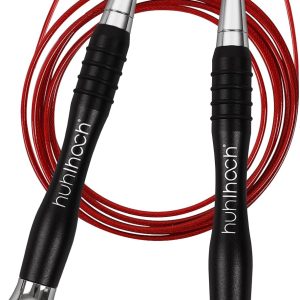 High Speed Jump Rope – Self-Locking No-Screw Design, Weighted Jump Rope, 360° Fast Rotation, Silicone Textured Design, Non-Slip, Includes 2 Speed Ropes Cables for Optimal Fitness Training & More – CrossFit Jump Rope.
