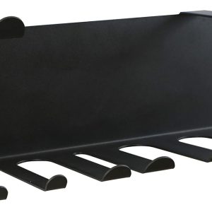 Leopold&toby Tool Gym Equipment Storage Rack,Resistance Bands Rack Fitness Rack Weight Room Organizer for Hanging Lifting Belt and Jump Rope Storage Yoga Mat, Black