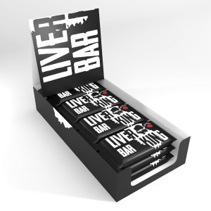 Liver King Nutritional Food Bar – Keto, Essential Fats, Creatine, Electrolytes, Protein, Gluten Free – Energy – 1.59oz – Pack of 12