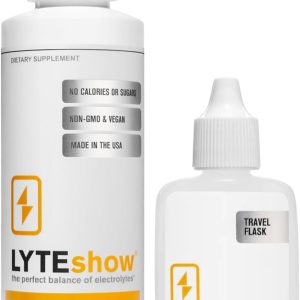 LyteShow Electrolyte Drops Sugar-Free for Hydration and Immune Support – 40 Servings – Keto Friendly – Zinc and Magnesium for Rapid Rehydration, Workout, Muscle Recovery and Energy – Vegan