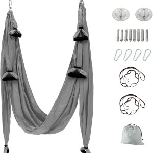 Maxwelly Aerial Yoga Flying Yoga Swing Yoga Hammock Trapeze Sling Inversion Tool for Gym Home Fitness