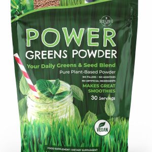 Next Gen U – Super Greens Powder – 150g – Immune Support – Food Supplement – Superfood Greens – Smoothie Mix for Shakes – Detox & Healthy Boost for Juice Beverages or Any Drink