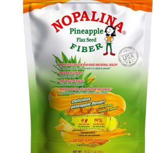 Nopalina Colon Detox Fiber (Flax Seed) – Pineapple Flavor (1LB)
