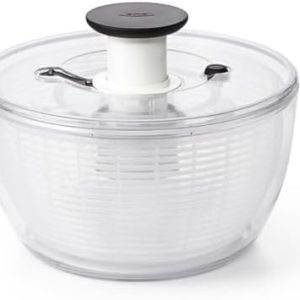OXO Good Grips Large Salad Spinner – 6.22 Qt., White