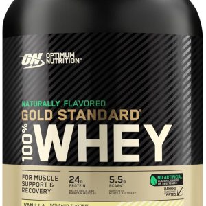 Optimum Nutrition Gold Standard 100% Whey Protein Powder, Naturally Flavored Vanilla, 1.9 Pound (Packaging May Vary)