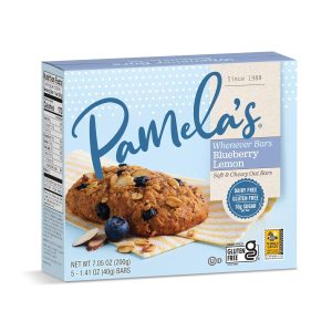 Pamela’s Products Gluten Free Whenever Bars, Blueberry Lemon, 5 Count