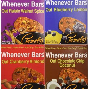 Pamela’s Products Gluten Free Whenever Bars, Variety Pack of 4 Flavors, 20 Bars Total