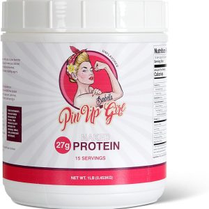 Pin Up Girl Naked Whey Protein Isolate Powder – 25g of Protein Per Serving – Pure Premium Muscle-Building Whey Protein for Women – Fat Free, Low Calorie, Low Carb, No Added Sugar – Unflavored