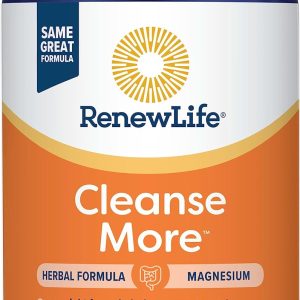 Renew Life Detox Cleanse More, Reduces Bloating and Restores Regularity, Overnight Constipation Relief, Soy, Dairy and gluten-free, 100 Capsules