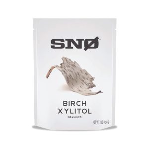 SNO Pure Birch Xylitol Sweetener – 1lb Resealable Bag | Low Calorie, Non-GMO, Gluten-Free, Vegan, Kosher | Paleo, Diabetic, & Keto-Friendly | Pharmaceutical Grade, No Aftertaste Sugar Substitute