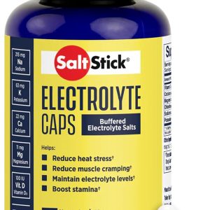 SaltStick Electrolyte Capsules with Vitamin D | Salt Pills with Electrolytes for Running, Endurance Sports Nutrition, Running Supplements | 100 Count Electrolyte Pills
