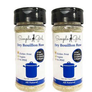 Simple Girl (2 Pack Set) Dry Bouillon Base – All Natural and Sugar Free