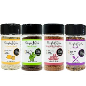 Simple Girl Gourmet Spice Set With Southwest Seasoning – Sugar Free – Vegan and Diabetic Friendly – Carb Free – Gluten Free – MSG Free – Compatible With…