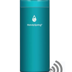Smart Water Bottle with Reminder To Drink Water, Lights And Sound, Water Intake Tracker, Rechargeable, Tritan Plastic w/Spout, Gifts For Women, Men, Mom, Dad, Her, Him 26 Oz H(S)-01GN