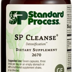 Standard Process SP Cleanse – Whole Food Gallbladder Cleanse, Liver Cleanse, Kidney Support, Digestion and Toxin Cleanse with Collinsonia Root, Juniper Berry, Cordyceps Mushroom, and More – 150 Caps