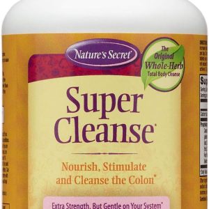 Super Cleanse by Nature’s Secret | Herbal and Probiotic Support, 100 Tablets