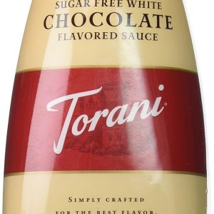 Torani Sugar Free Sauce, White Chocolate, 64 Ounces