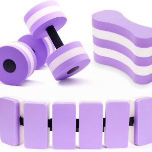 UNAOIWN Water Dumbbell Set for Aquatic Aerobics Exercise, Water Weights Equipment, Training Aid for Aquatic Fitness, Water Workout Fitness Tool