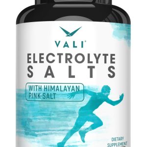VALI Electrolyte Salts Rapid Oral Rehydration Replacement Pills. Hydration Nutrition Powder Supplement, Recovery & Relief Fast. Fluid Health Essentials. Keto Salt Mineral Tablets. 120 Veggie Capsules