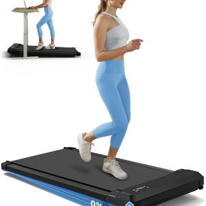 Walking Pad Treadmill with Incline,Under Desk Treadmill with Incline 2 in 1 for Walking and Jogging,2.5HP Compact Incline Walking Pad for Home Office with Remote Control