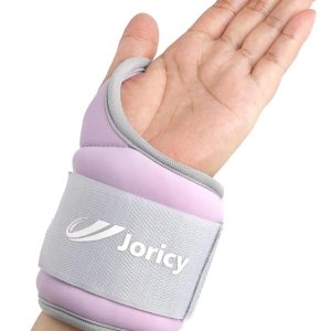 Wrist Weights with Thumb Loops Lock for Women Men Kids 1 Pair 2 3 4 5 6 LBS Arm Weight Ankle Weights Weighted Gloves for Running Walking Jogging Physical Therapy Gym Workout Cardio Exercises