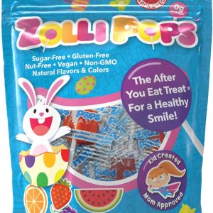 Zollipops – Easter Variety Pack – Clean Teeth Lollipops | Anti-Cavity, Sugar-Free Candy with Xylitol – Great for Healthy, Clean Teeth – Assorted, 3.1 oz Bag