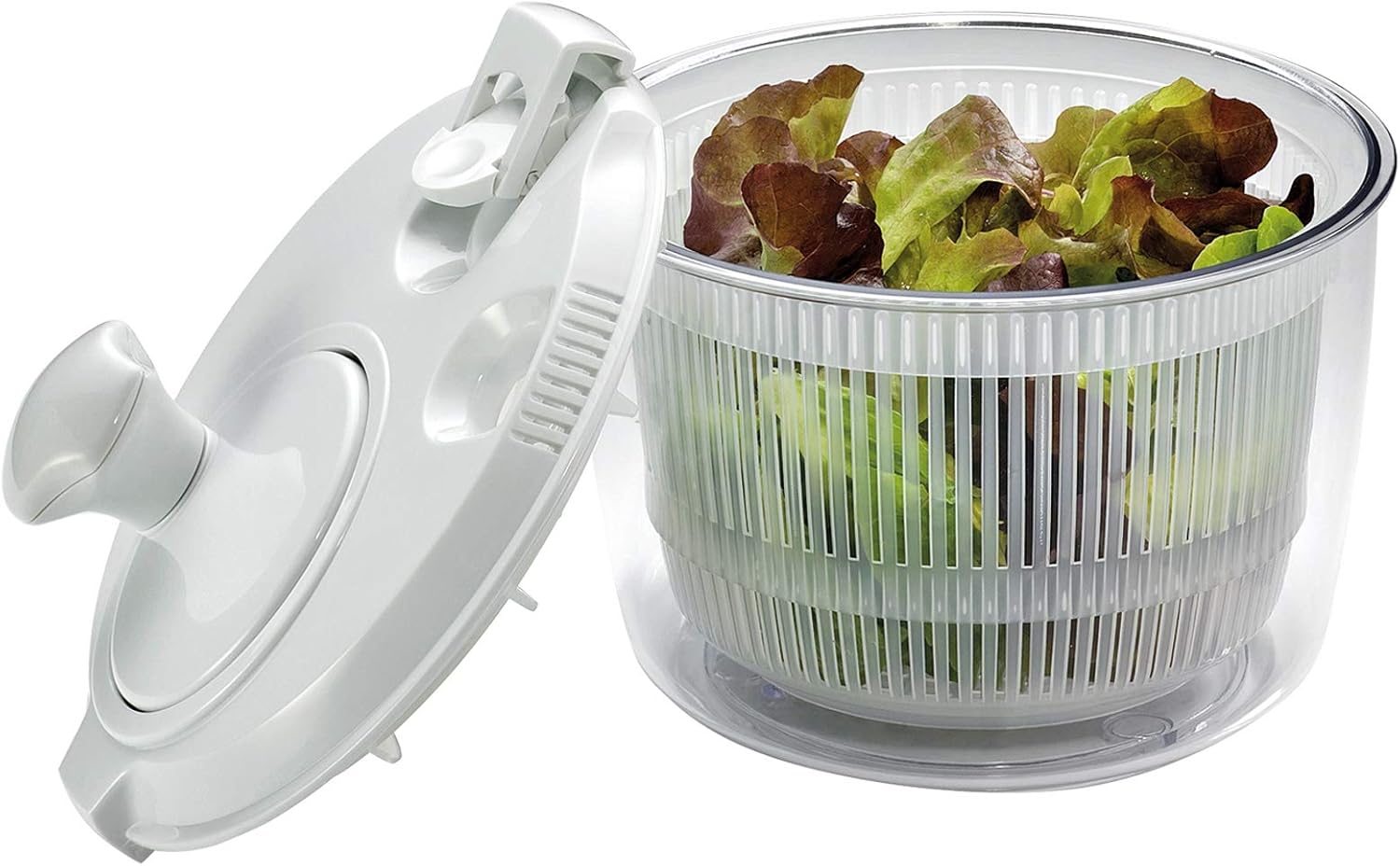 Küchenprofi 20cm Mini White Salad Spinner KP13101800 - Image 2