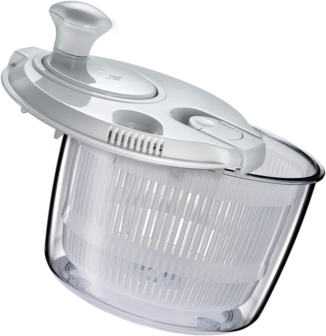 Küchenprofi 20cm Mini White Salad Spinner KP13101800 - Image 3