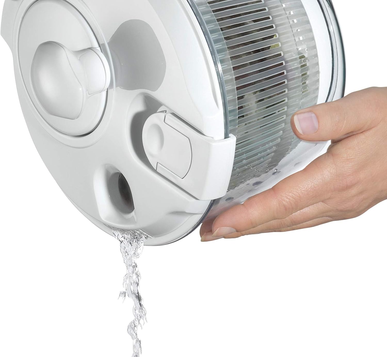 Küchenprofi 20cm Mini White Salad Spinner KP13101800 - Image 4