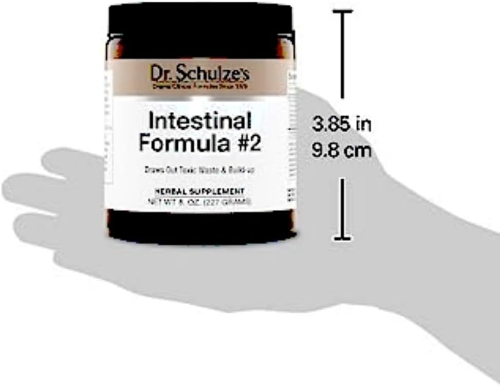 Dr. Schulze's | Intestinal Formula #2 | Herbal Colon Cleanse Formula | Natural Detox Powder| Dietary Supplement | Remove Excess Waste, Poisons & Build-Up | Gastroenteric Vacuum | 8 Oz. Jar (2 Pack) - Image 3