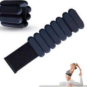 Adjustable Wrist & Ankle Weights for Women and Men, Set of 2 (1lb Each),Silicone Weighted Bangles,weighted bracelet for Yoga, Dance, Pilates, Pool Exercises and Jogging etc