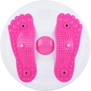 Alomejor Board Fitness Massage Figure Slimming Machine Waist Foot Exercise Tool Fitness Body Rotating Board