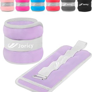 Ankle Weights A Pair of 1/2/3/4/6/8/10/12/20 LBS Wrist Leg Arm Weights for Women Men Kids Child with Adjustable Straps, Strength Weighted for Physical Therapy Running Walking Fitness Gym Workout