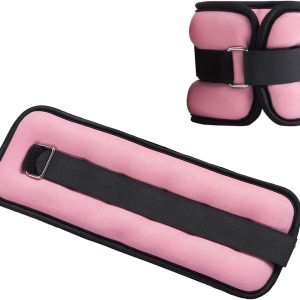 Ankle/Wrist Weights, Small Leg Arm Hand Cuff Weights for Women Kids, Exercise Equipment with Adjustable Straps for Fitness Gym Dancing Walking Jogging Gymnastics Aerobics (1 Pair)