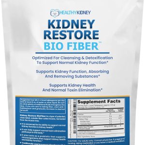 Bio Fiber, Kidney Cleanse Detox & Repair – Restorative Kidney Support & Kidney Supplement to Remove Waste, Kidney Health Supplement – Add to Tea for Kidney Health – 2.5 LBS
