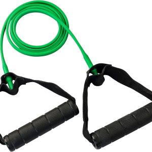 Body-Solid Tools Medium Resistance Tube Bands – Exercise Tubes for Workouts, Beachbody Fitness, Home Gym – Durable Resistance Tubing with Comfort Grip Handles