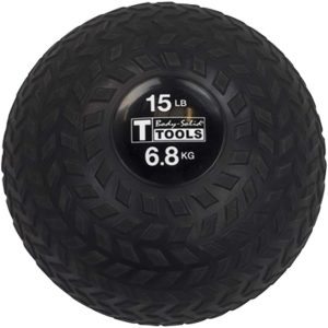 Body-Solid Tools Tire Tread Slam Ball, Non Bouncing Cardio Endurance Balls for Strength Training, Weight Loss Workout, Core Exercise and Home Gym Fitness